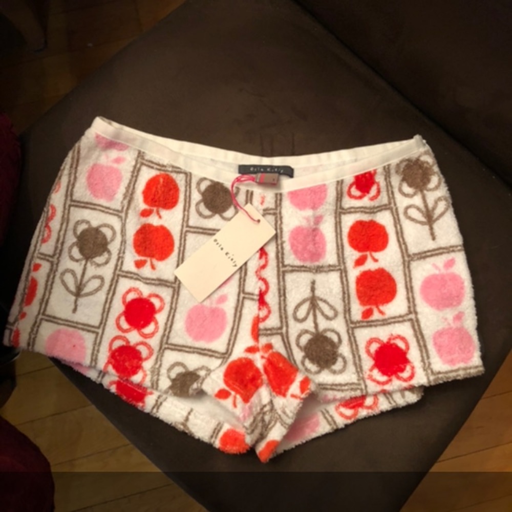 Orla Kiely terry cloth shorts NWT